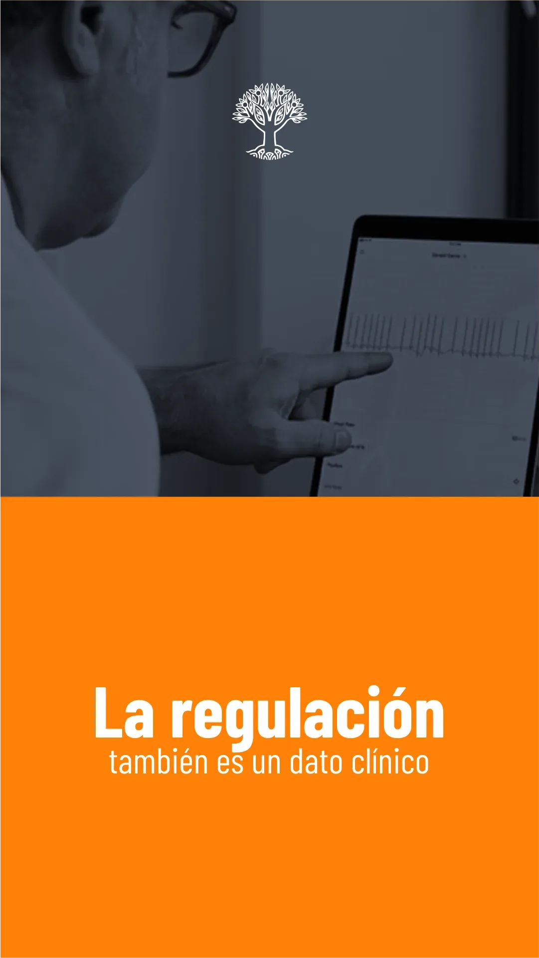 Lámina 1 de 7. La regulación también es un dato clínico: dos pacientes, síntomas parecidos, trayectorias muy diferentes.
