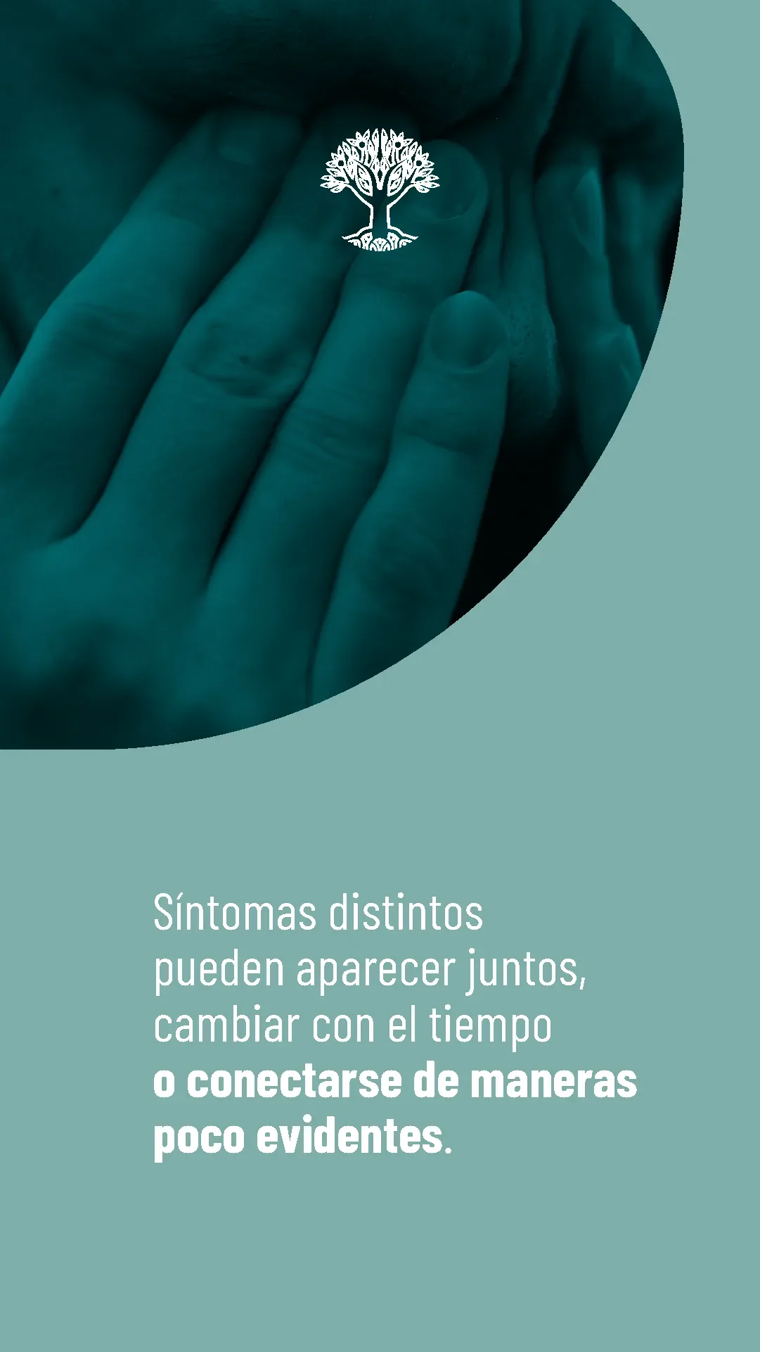 Lámina 3 de 6. Síntomas distintos pueden aparecer juntos, cambiar con el tiempo o conectarse de maneras poco evidentes.