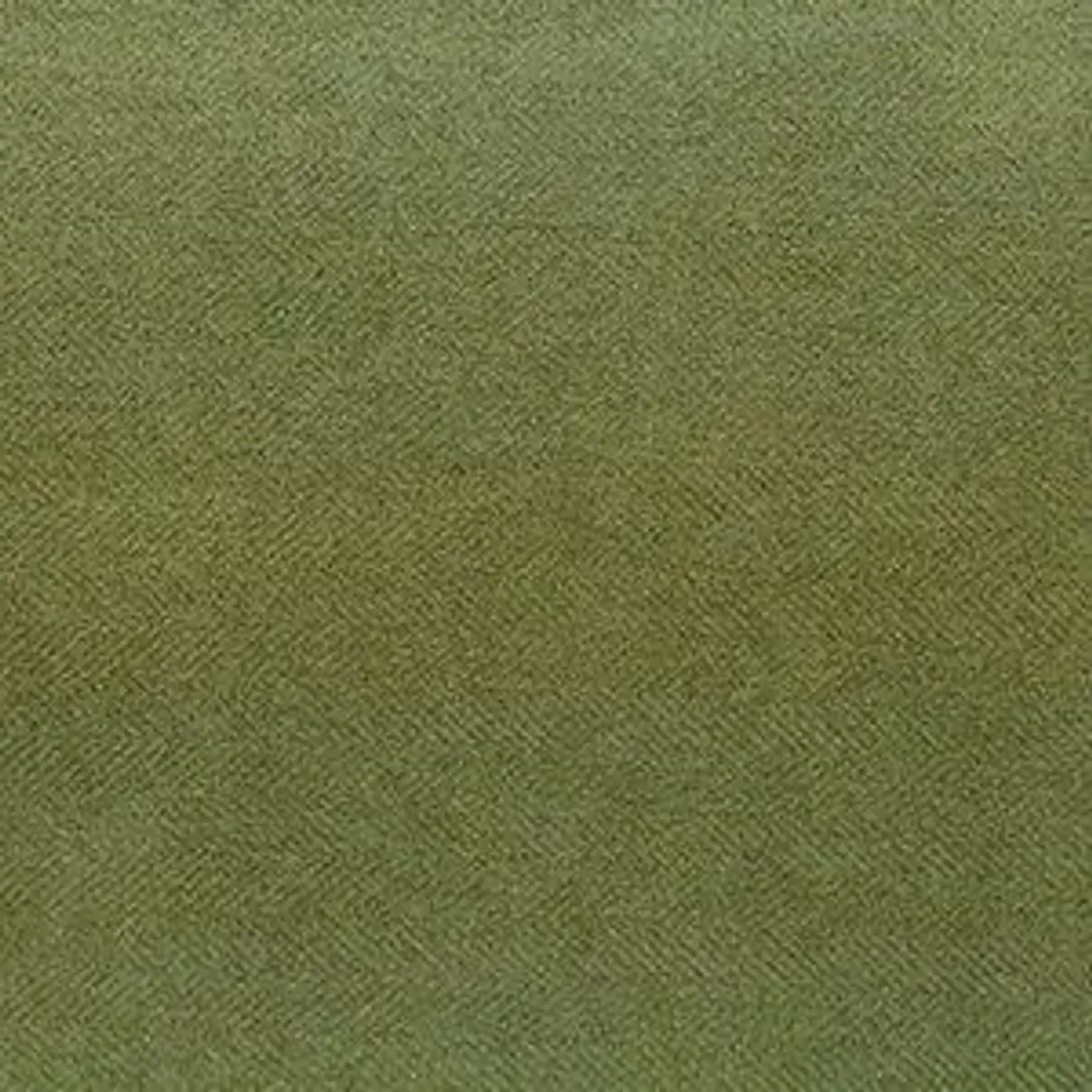 Tissu d'ameublement ANGORA vert olive avec motif chevron discret et texture velours, protection H2Oh! anti-taches.