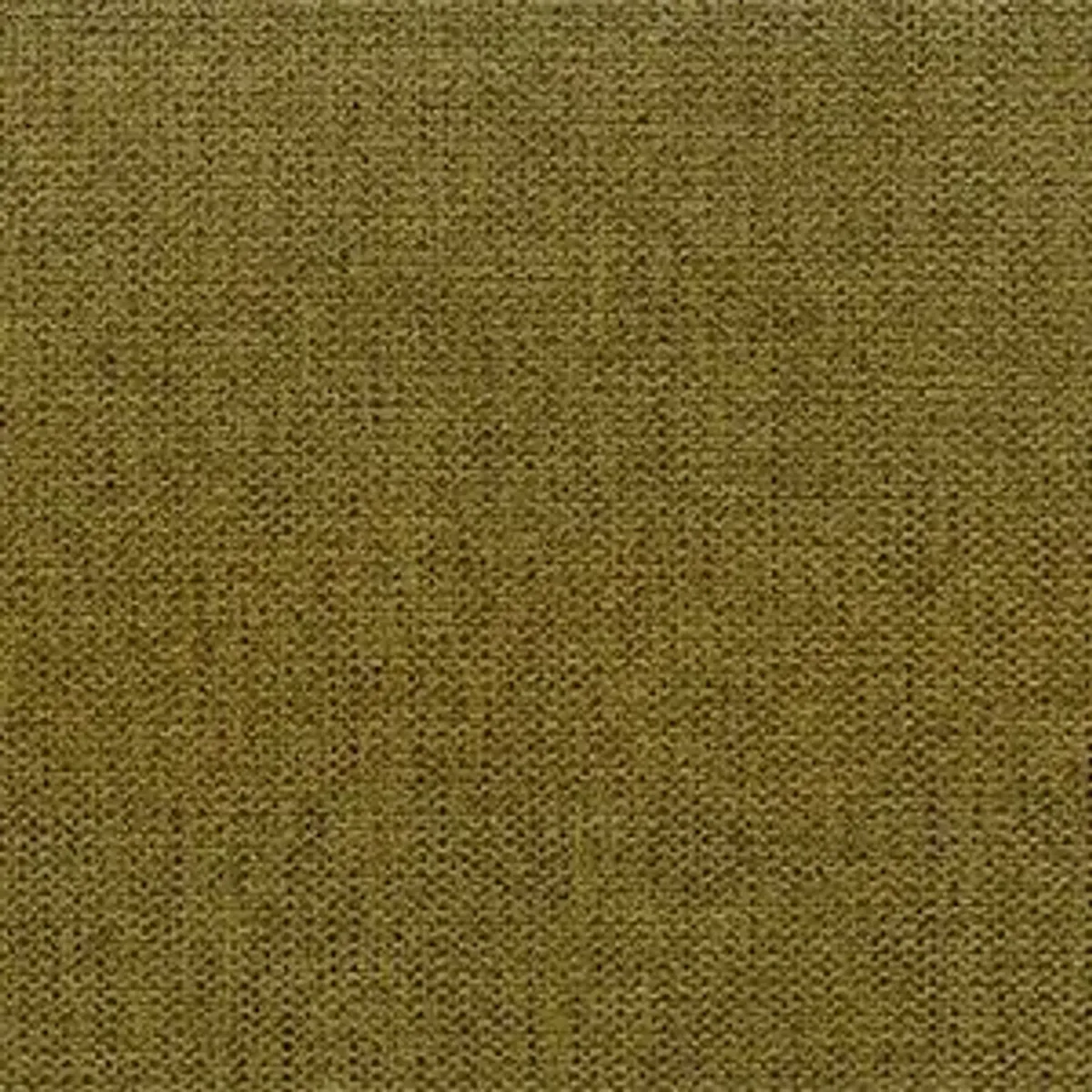 Gros plan texturé du tissu d'ameublement CHANNEL coloris olive, Matière résistante (40000 Martindale) et hydrofuge.