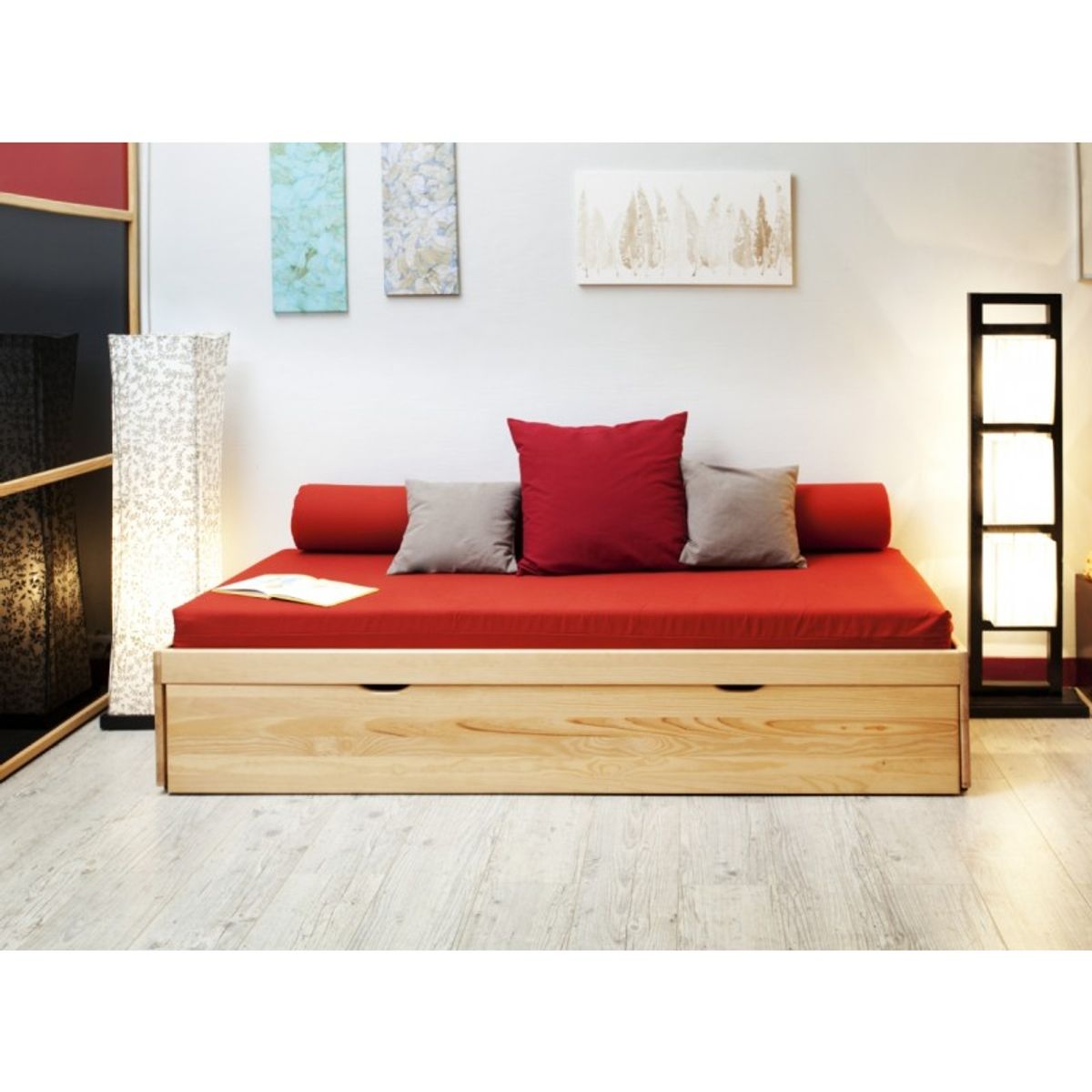 Créations MASSAKO Lits Tiroirs et Lits Gigognes en bois massif depuis Paris. Espace et Mieux Être