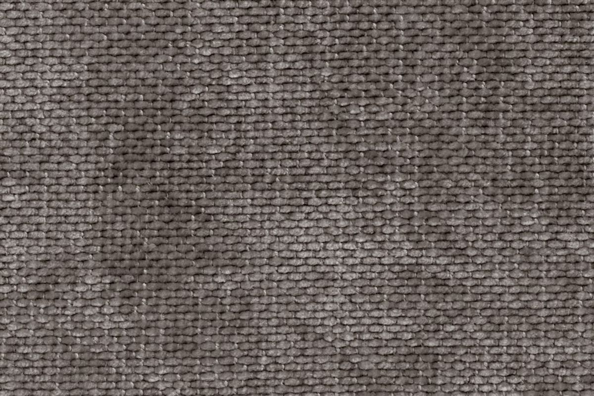 Texture détaillée du tissu d'ameublement FRESNO gris taupe, Chenille 100% polyester haute résistance, idéal pour.