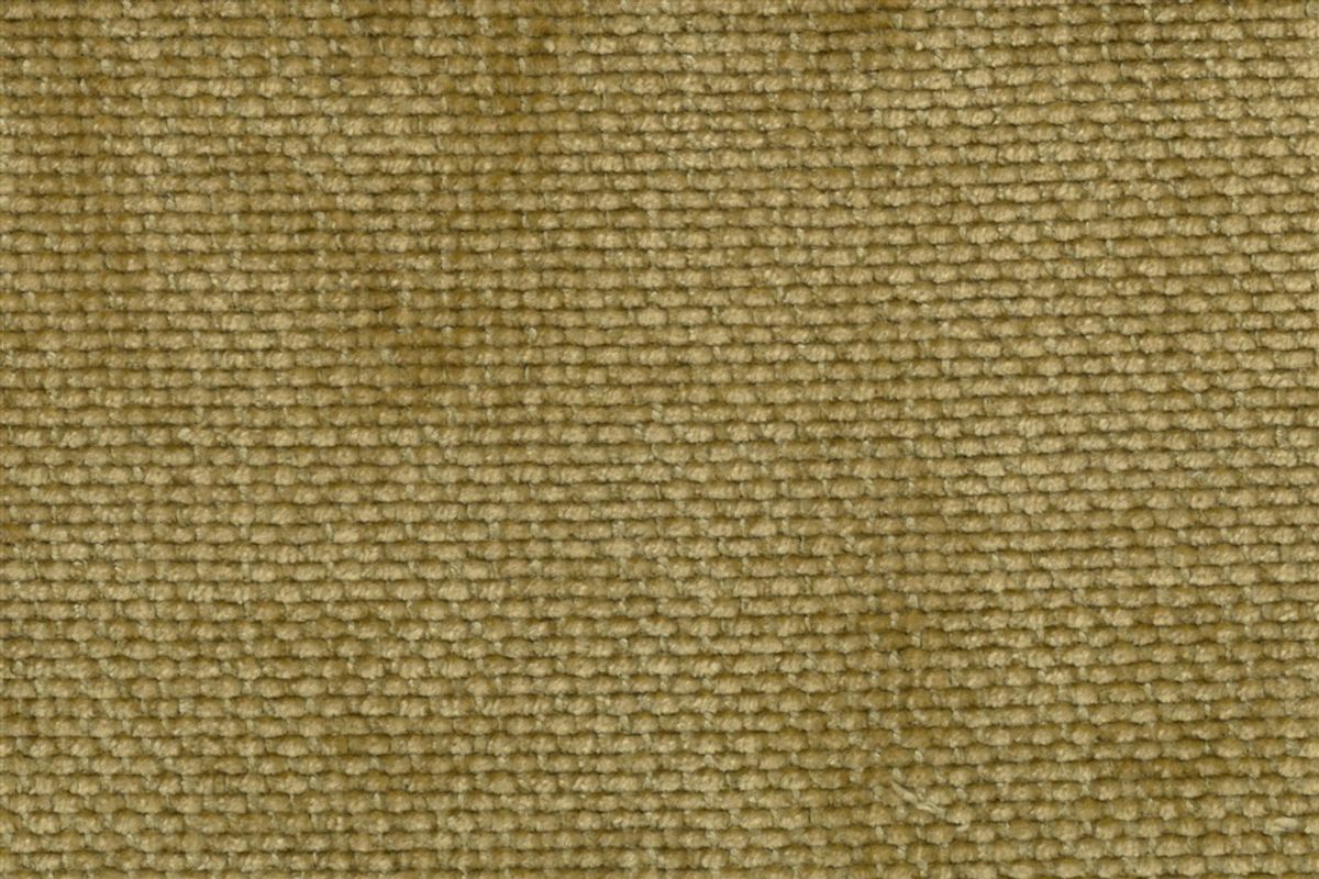 Texture détaillée du tissu d'ameublement FRESNO couleur moutarde, Chenille 100% polyester, résistant (30000 Martindale).