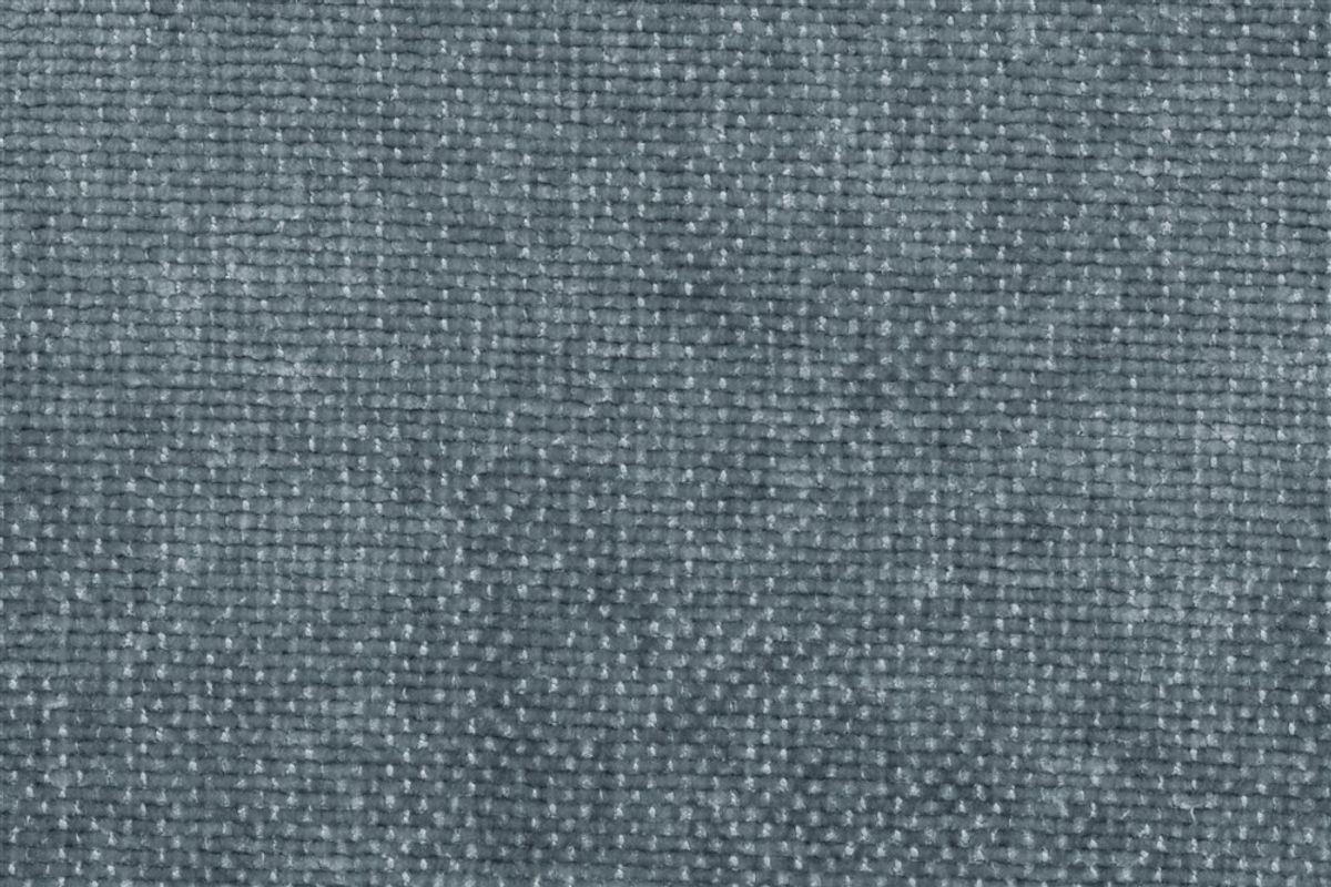 Tissu d'ameublement FRESNO, 100% polyester chenille bleu acier, 30000 cycles Martindale, Idéal canapé, fauteuil.
