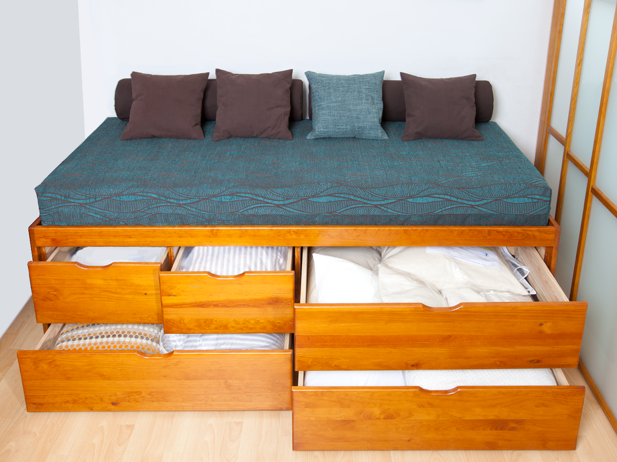 Lit tiroirs MASSAKO 690