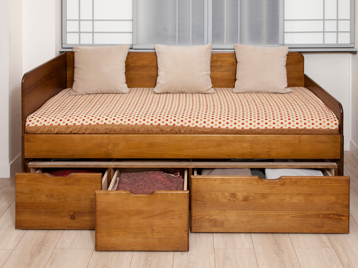 Lit tiroirs MASSAKO électrique