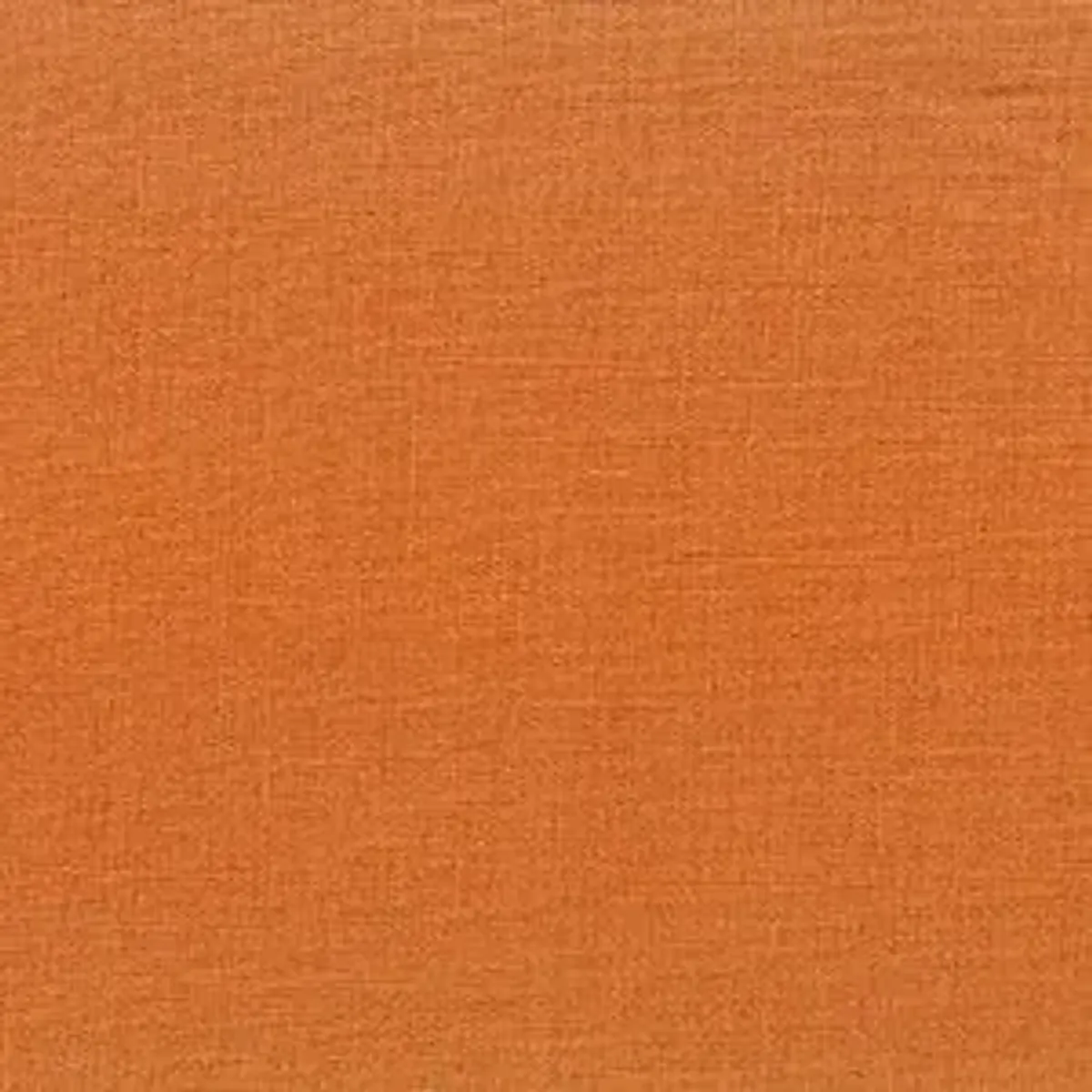 Gros plan du tissu OTTO en 100% lin naturel européen couleur carotte, Texture visible, pour lits, canapés.