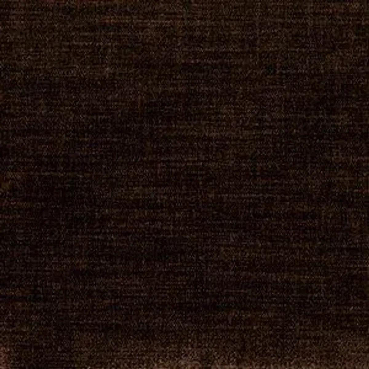Gros plan du tissu d'ameublement ROBER effet velours flamme, coloris brun chocolat, Matière résistante (90000.