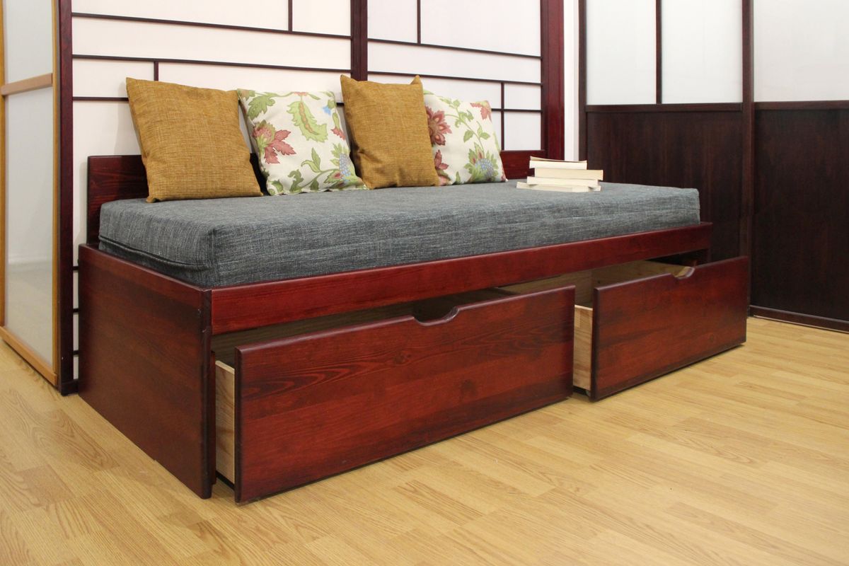 Canapé lit tiroirs MASSAKO 400