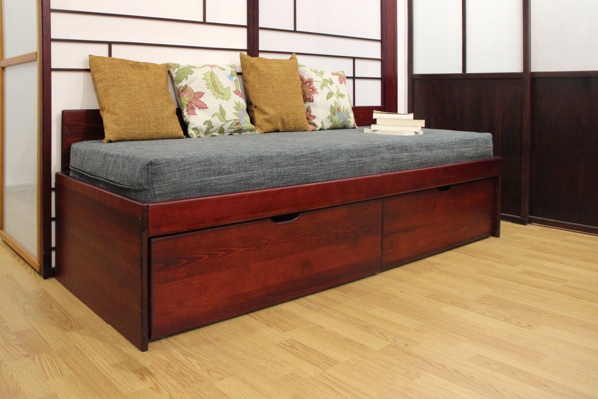 Canapé lit tiroirs MASSAKO 400