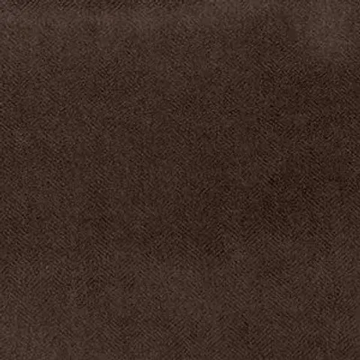 Tissu d'ameublement ANGORA marron foncé, Motif chevron subtil, toucher velours, protection anti-taches H2Oh! et haute.