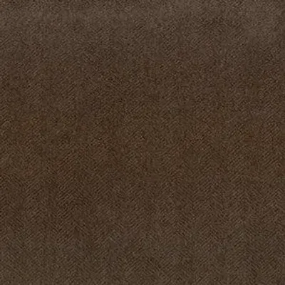 Tissu d'ameublement ANGORA marron noisette, Motif chevron délicat, toucher velours, Traitement anti-taches H2Oh!.