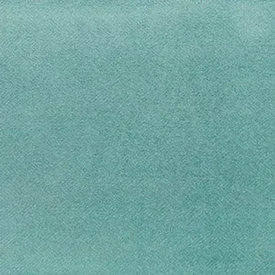 Tissu d'ameublement turquoise ANGORA, motif chevron subtil et toucher velours, Protection H2Oh! anti-taches, idéal.