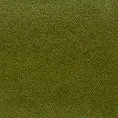 Tissu d'ameublement ANGORA vert olive : motif chevron délicat, toucher velours, protection H2Oh! anti-taches.