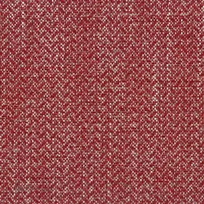 Tissu d'ameublement CALLAO rouge bordeaux à chevrons, mélange lin et coton, Texturé et résistant (25000 Martindale).
