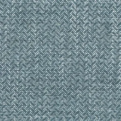 Tissu d'ameublement CALLAO chevron bleu paon, mélange lin et coton, Textile résistant (25000 Martindale) idéal pour.