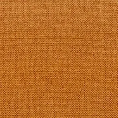Tissu d'ameublement CHANNEL orange safrané, Texture résistante (40000 cycles Martindale) et hydrofuge H2Oh! pour lits.