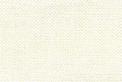 Gros plan texturé du tissu d'ameublement FRESNO écru 100% polyester, Chenille douce et résistante pour canapé, fauteuil.