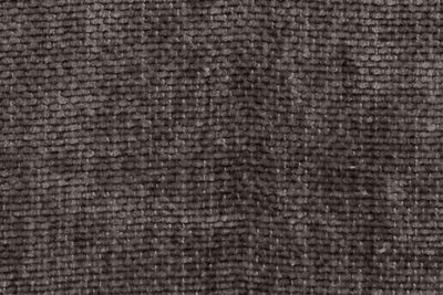 Gros plan du tissu d'ameublement FRESNO anthracite, Chenille 100% polyester haute résistance, idéal pour canapé.