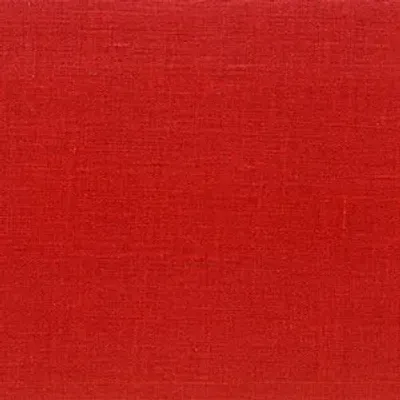 Tissu d'ameublement OTTO 100% lin naturel européen coloris rouge vibrant, Textile thermorégulateur respirant, pour.