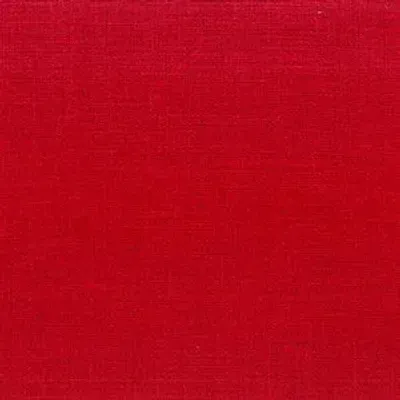 Tissu d'ameublement OTTO rouge coquelicot, 100% lin naturel européen, Textile respirant, idéal pour canapés et housses.