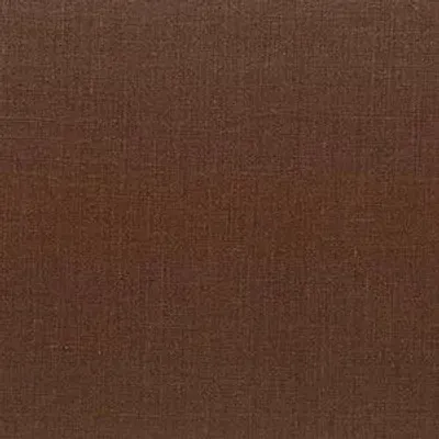 Tissu d'ameublement OTTO en lin naturel couleur chocolat, Textile résistant (26000 cycles Martindale) pour canapé.