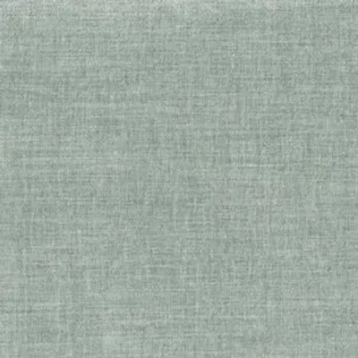 Tissu d'ameublement ROBER effet flamme en velours, coloris vert d'eau, Gros plan sur la texture résistante (90000.