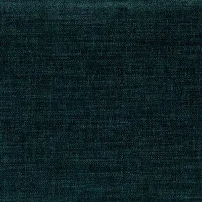 Tissu d'ameublement ROBER effet flamme bleu pétrole : velours chenille luxueux, 90000 cycles Martindale, Idéal canapés.