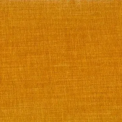 Tissu d'ameublement ROBER effet velours flamme coloris jaune safran, Matière luxueuse, toucher doux, haute résistance à.