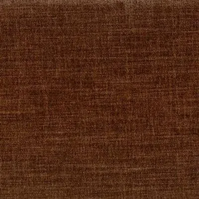 Tissu d'ameublement ROBER effet flamme couleur rouille, Texture velours luxueuse et résistante (90000 Martindale).